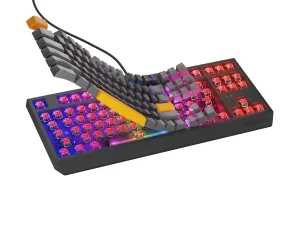 Genesis herní klávesnice THOR 230/TKL/RGB/Outemu Red/Drátová USB/US layout/Anchor Positive Šedá - obrázek 9