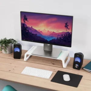 TRUST MONTA GLASS MONITOR STAND WHT - obrázek 2