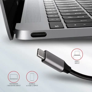 AXAGON HMC-6M2 USB 3.2 hub HDMI RJ-45 SATA M.2 PD 100W - obrázek 10