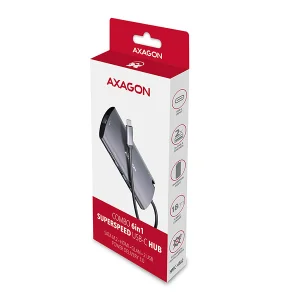 AXAGON HMC-6M2 USB 3.2 hub HDMI RJ-45 SATA M.2 PD 100W - obrázek 7
