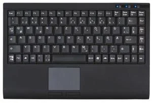 Miniklávesnice Keysonic ACK-540 U+, USB, black