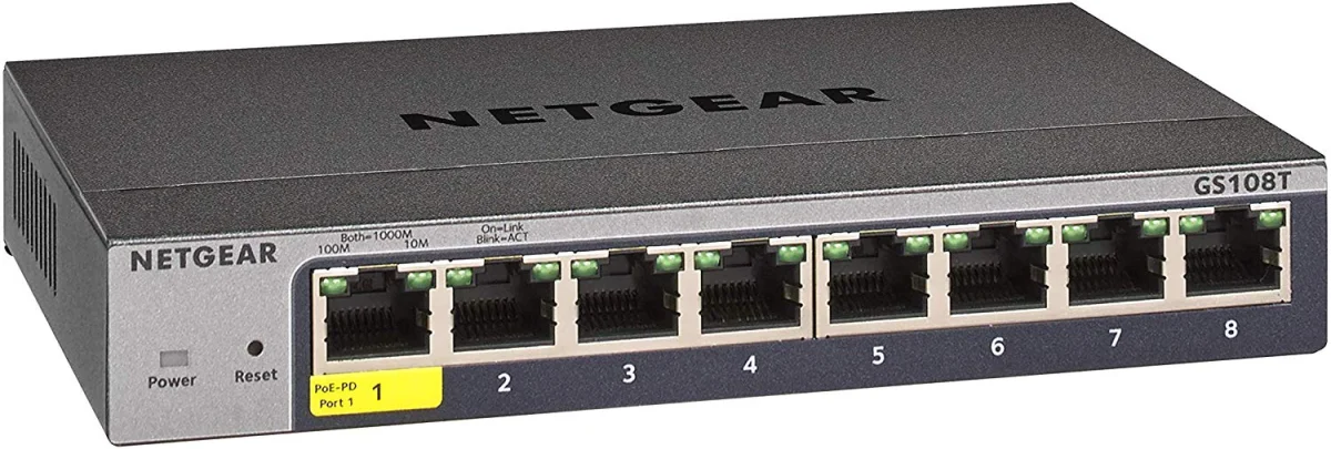 NETGEAR 8portový inteligentní spravovaný switch
