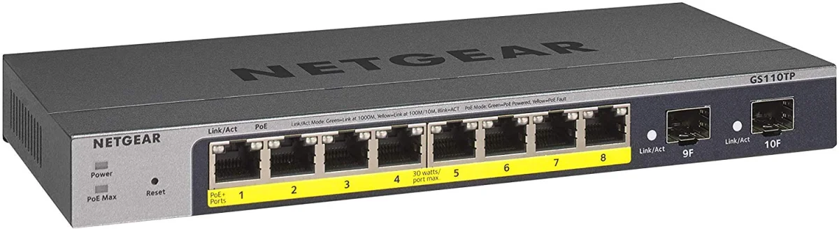 NETGEAR 8portový GE POE Smart Managed Pro Switch