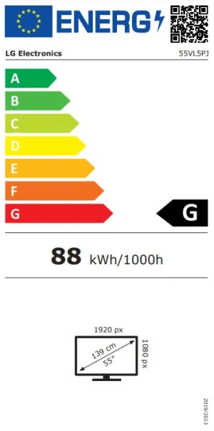55" LG LED 55VL5PJ-A - FHD, 500cd,UN, 24/7 - obrázek 7