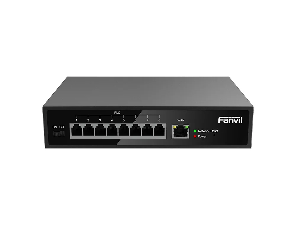 Fanvil PN8 dvoudrátový PoE switch 8x RJ11