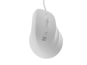 Vertikální myš Natec CRAKE 2 PRO/Vertikální/Optická/Pro praváky/12 400 DPI/Drátové USB-A/Bílá - obrázek 11