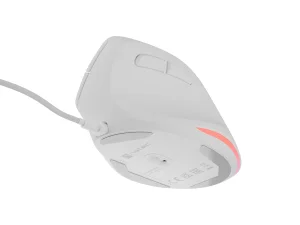 Vertikální myš Natec CRAKE 2 PRO/Vertikální/Optická/Pro praváky/12 400 DPI/Drátové USB-A/Bílá - obrázek 9