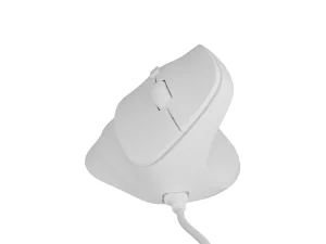 Vertikální myš Natec CRAKE 2 PRO/Vertikální/Optická/Pro praváky/12 400 DPI/Drátové USB-A/Bílá - obrázek 10