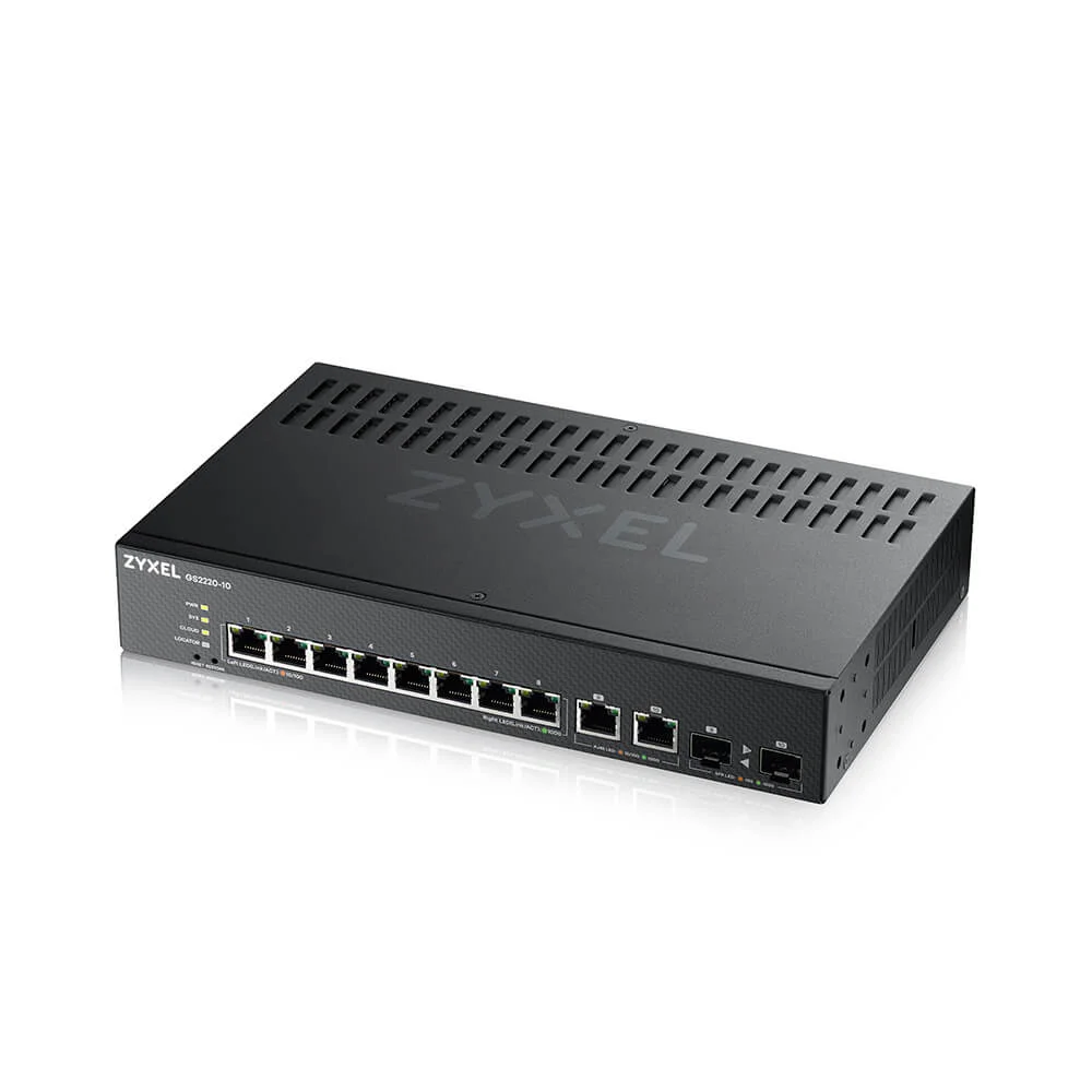 ZYXEL GS2220-10 8portový gigabitový L2 switch