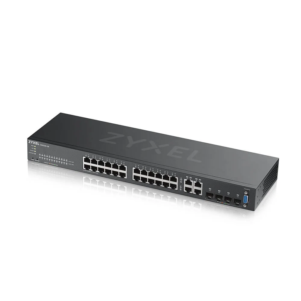ZYXEL GS2220-28 24portový GbE L2 Switch