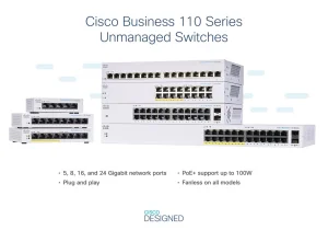 Cisco CBS110-16PP REFRESH switch - obrázek 3