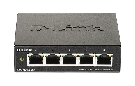 D-Link DGS-1100-05V2 Smart Switch 5 portů