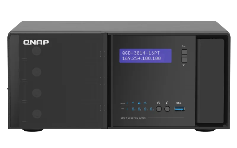 QNAP QGD-3014-16PT-8G řízený switch, 16x PoE+