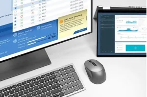 Dell  MS5320W/Kancelářská/Optická/Pro praváky/1 600 DPI/Bezdrátová USB/Černá - obrázek 4