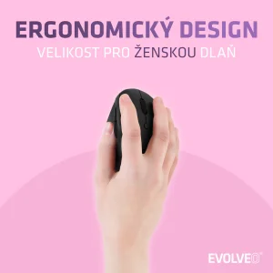 EVOLVEO LadyErgo, tichá vertikální ergonomická - obrázek 11