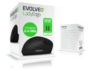 EVOLVEO LadyErgo, tichá vertikální ergonomická - obrázek 4