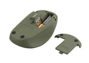 TRUST YVI+/Kancelářská/Optická/Pro praváky/1 600 DPI/Bezdrátová USB/Zelená - obrázek 2