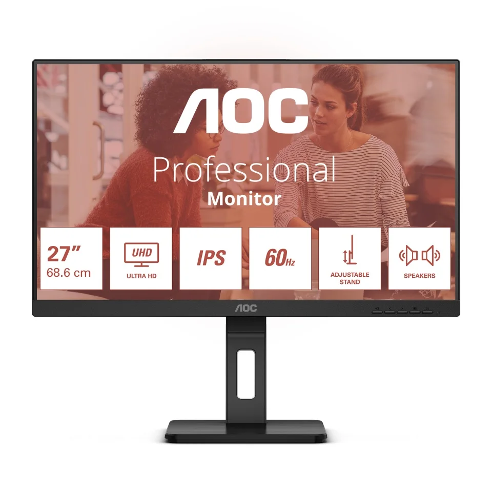 AOC U27E3UF Monitor 27" IPS 4K UHD 60Hz 4ms