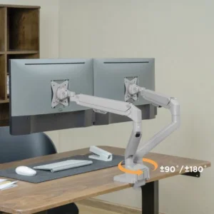 Držák monitoru Brateck LDT62-C024 dvě ramena vedle sebe plynová vzpěra - obrázek 3
