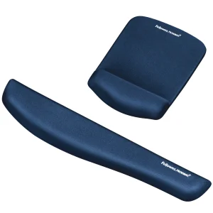 Podložka pod myš a zápěstí Fellowes PlushTouch modrá - obrázek 2