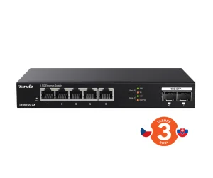 Tenda TEM2007X - přepínač 5x 2.5G + 2x 10G - obrázek 2