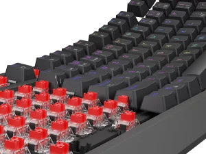 Herní klávesnice Genesis THOR 230/TKL/RGB/Outemu Red/Drátové USB-A/CZ-SK layout/Černá - obrázek 5
