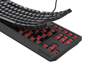 Herní klávesnice Genesis THOR 230/TKL/RGB/Outemu Red/Drátové USB-A/CZ-SK layout/Černá - obrázek 7