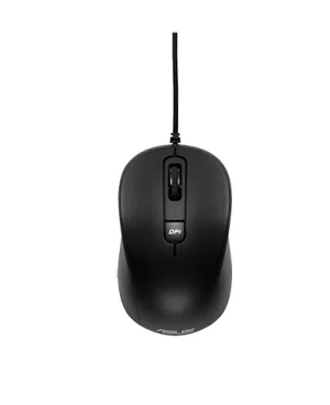ASUS MU101C/Kancelářská/Optická/3 200 DPI/Drátová USB/Černá