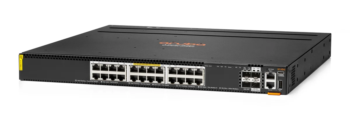 HPE Aruba Networking 6300L 24SRX Switch