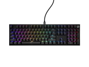 Herní mechanická klávesnice Genesis THOR 404/RGB/Gateron Yellow Pro/Drátové USB-A/US layout/Černá - obrázek 5