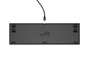 Herní mechanická klávesnice Genesis THOR 404/RGB/Gateron Yellow Pro/Drátové USB-A/US layout/Černá - obrázek 6