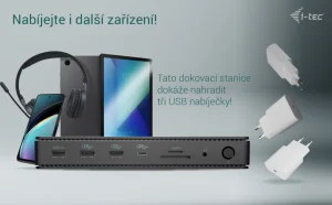 i-tec Thunderbolt 4 Dual Display dokovací stanice 92W - obrázek 5