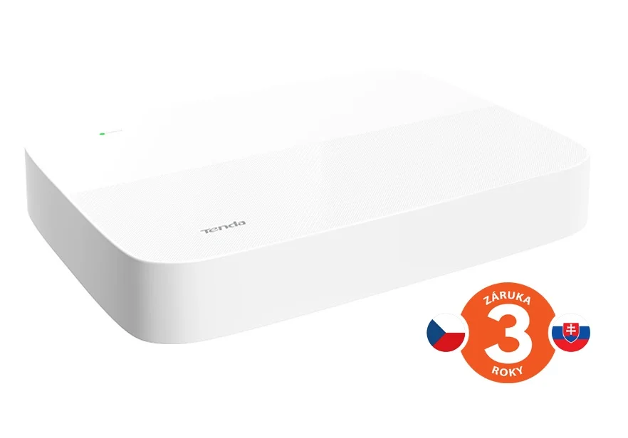 Tenda N6P-8H 4K NVR rekordér, 8 kanálů, H.265+, PoE