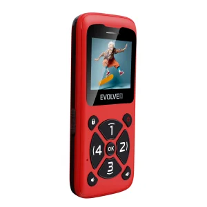 EVOLVEO EasyPhone ID, mobilní telefon pro seniory, červená - obrázek 6