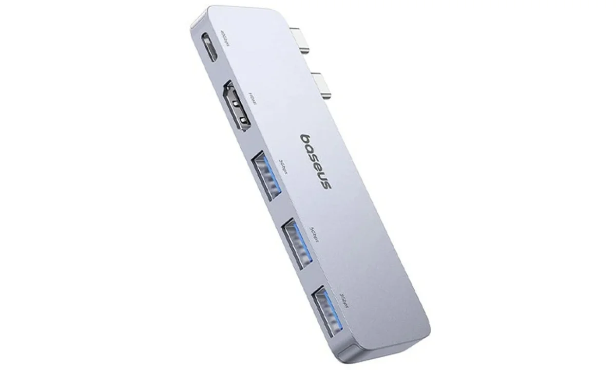 Baseus Ultra Joy dokovací stanice 5v1 USB-C šedá
