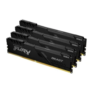 Kingston FURY Beast/DDR4/128GB/3600MHz/CL18/4x32GB/Black - obrázek 2