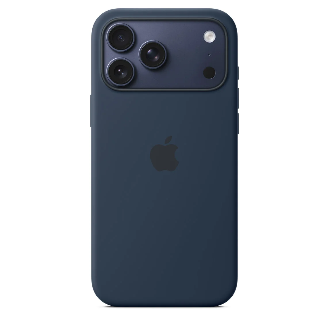 iPhone 17 Pro Max Silicone Case with MS–Midnight