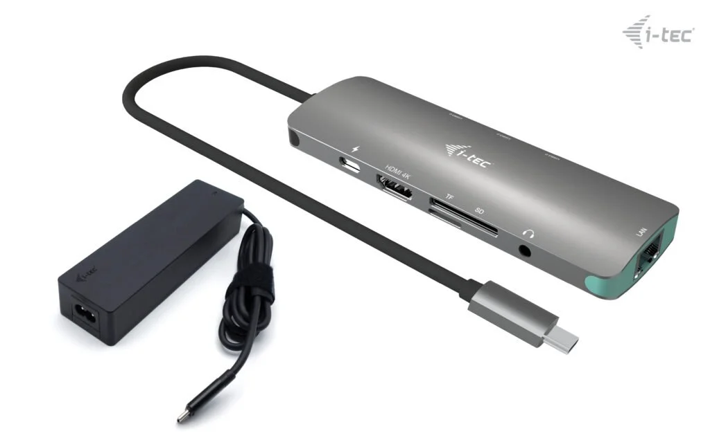 i-tec USB-C Metal Nano dokovací stanice 4K HDMI + nabíječka 100W