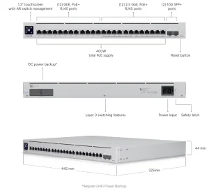 UniFi Enterprise 24-PoE switch - obrázek 3