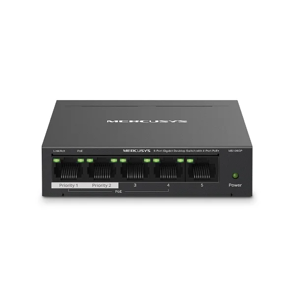 MERCUSYS MS105GP switch 5x Gb 4x PoE+