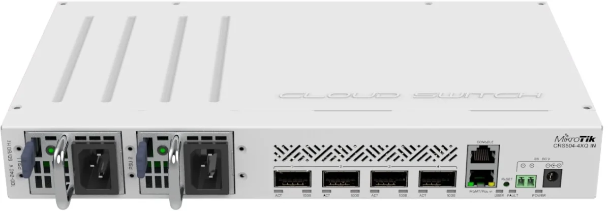 MikroTik CRS504-4XQ-IN Cloud Router Switch