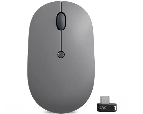 Lenovo Go/Kancelářská/Optická/Bezdrátová USB/Černá