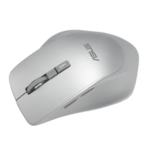 ASUS WT425/Ergonomická/Optická/Pro praváky/1 600 DPI/Bezdrátové USB/Stříbrná - obrázek 4