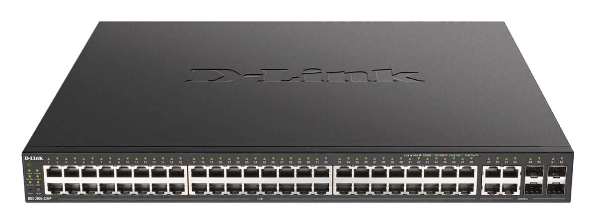 D-Link DGS-2000-52MP PoE switch 48x GbE+4x SFP