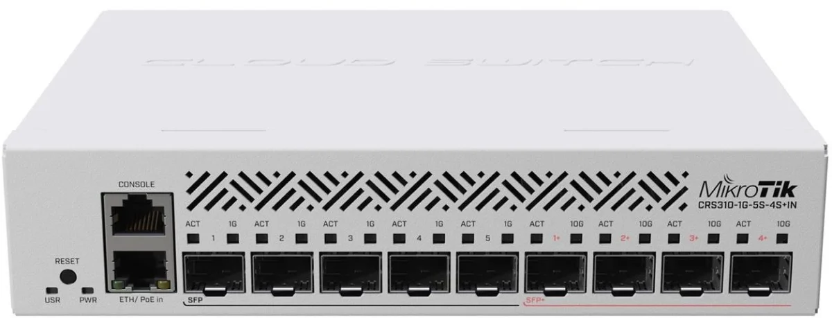 MikroTik CRS310-1G-5S-4S+IN Cloud Router Switch