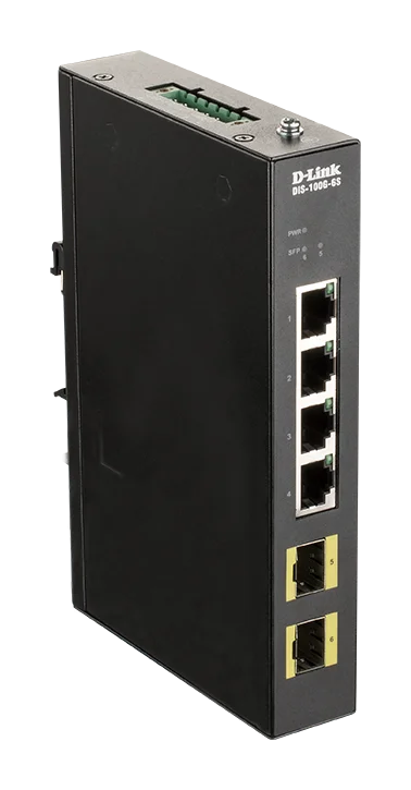 D-Link DIS-100G-6S Gigabit switch 4GbE 2 SFP