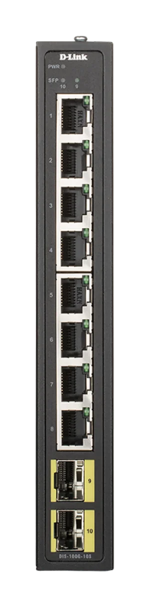 D-Link DIS-100G-10S průmyslový Gigabit switch - obrázek 3