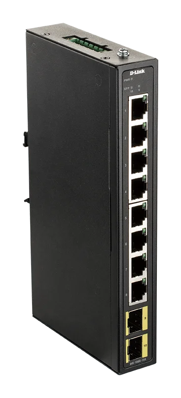 D-Link DIS-100G-10S průmyslový Gigabit switch