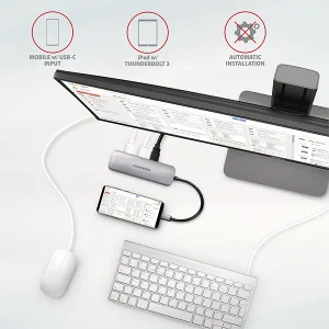 AXAGON HMC-5 USB 3.2 hub, HDMI, SD slot, PD 100W - obrázek 7