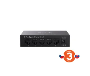 Tenda TEG1005M - 5x Gigabit kovový switch - obrázek 2
